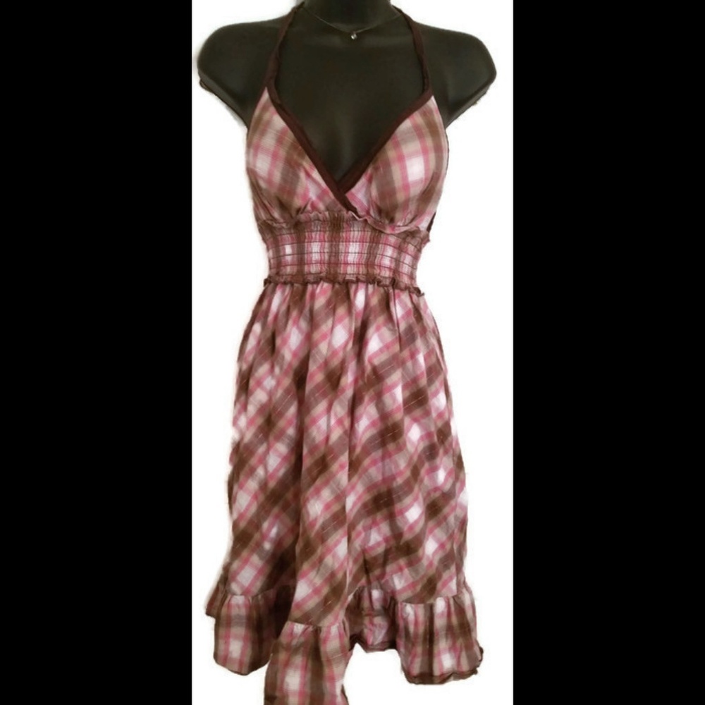 Halter midi dress